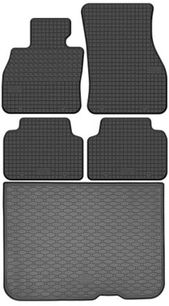 OEM Mini Clubman Ii Kombivan De 2015-2024 Set - Alfombrillas Goma + Alfombrilla Maletero