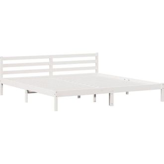 vidaXL Marco de Cama Blanco 210 x 180 cm Madera maciza de pino Vidaxl