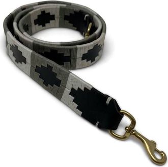 Kempton & Co. Womens Polo Wrap Handbag Strap In Grey And White