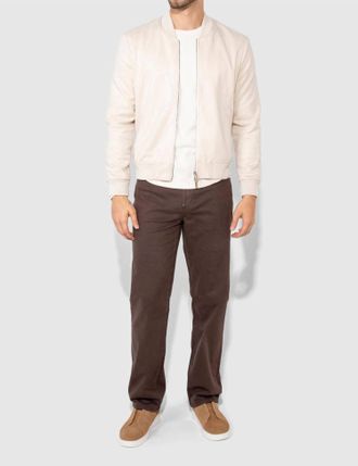 Monfrere Caine Straight Leg Jeans In Espresso