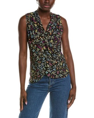 Vince Camuto Front Cross Over Wrap Tank Top