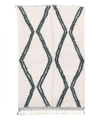 AFK Living Alfombra bereber marroqu&iacute; de pura lana 151 x 243 cm