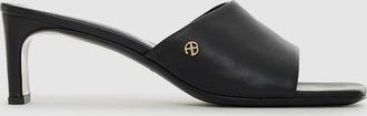 Anine Bing Jayden Mule Sandals in Black at Nordstrom, Size 37