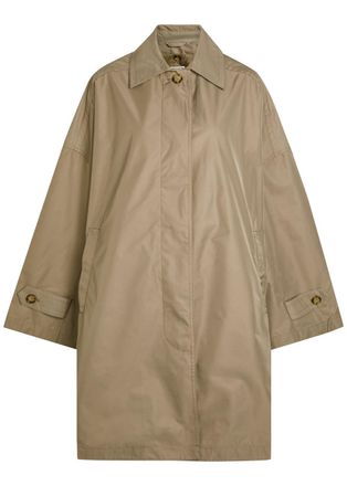 Toteme Taffeta Coat - Taupe - 32 (UK4 / Xxs)