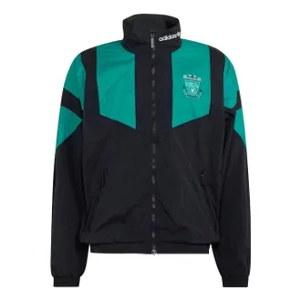 adidas Liverpool FC EQT Track Top Black Equipment Green KG2910
