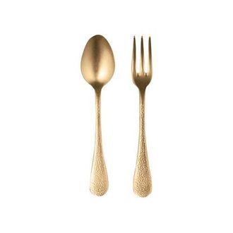 Mepra Epoque Serving Set - 2 Pieces in Pewter Gold at Nordstrom