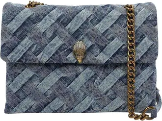 Kurt Geiger Large Kensington Denim Crossbody Bag