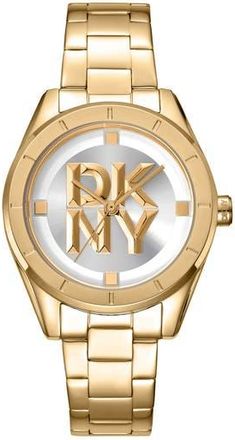 DKNY 316L Bracelet Watch in Gold at Nordstrom Rack