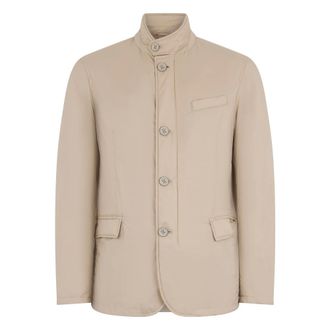 Herno Light Jackets, male, Beige, Size: 2XL Classic Windbreaker