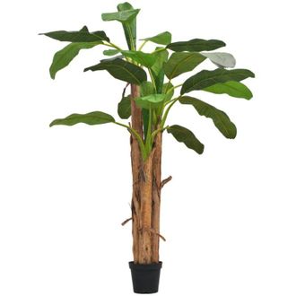 vidaXL &Aacute;rbol Bananero Artificial Con Macetero 250 Cm Verde Vidaxl