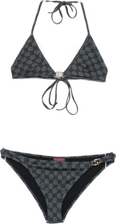Gucci Gg Triangle Bikini Set