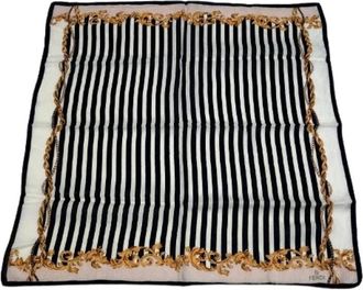 Fendi Pre-owned Scarves, female, Black, Size: ONE SIZE Pre-owned Vintage Scarf