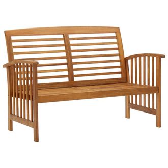 vidaXL Vidaxl - Banco De Jard&iacute;n De Madera Maciza De Acacia 119 Cm