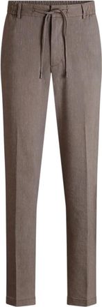 HUGO BOSS Jeans - Heren - Slim Fit Broeken - Bruin - W33 L34 - Broeken