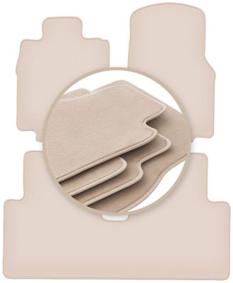OEM Alfombrillas Beige Premium Para: Mercedes A W168 Familiar Monovolumen 2001-2005