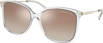 Michael Kors MK2169 AVELLINO 30156K Womens Sunglasses Clear Size 56
