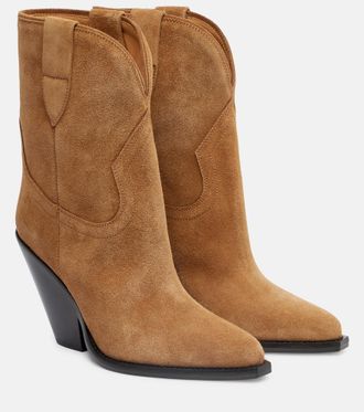 Isabel Marant Leyane suede cowboy boots