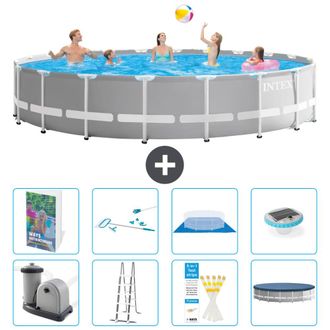 Intex Piscina Prism Frame Redonda - 610x132 Cm - 9-piezas S595