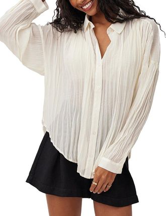 Bella Dahl Flowy Pleated Shirt