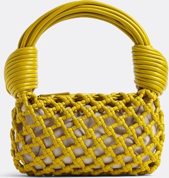 Bottega Veneta Double Knot - Yellow - Women - 100% Lambskin