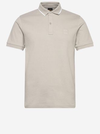 HUGO BOSS poloshirt van stretchkatoen