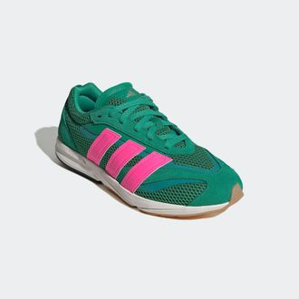 adidas Sneaker ADIDAS SPORTSWEAR LIGHTBLAZE LP, Damen, Gr. 40,5, gr&uuml;n (court gr&uuml;n, lucid pink, pure teal), Leder, Textil, Schuhe Sneaker
