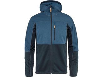 Fjällräven Abisko Trail Fleece Mens Fleece Indigo Blue/Dark Navy : LG, Fleece/Polyester