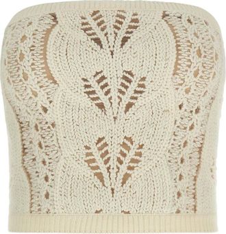 Ermanno Scervino Top senza spalline - Toni neutri