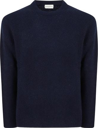 Ballantyne R Neck Pullover - Heren - Ronde hals truien - Blauw - M - Truien & Vesten