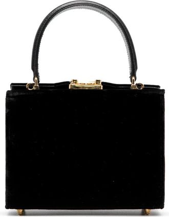 Fendi Pre-owned Handbags, female, Black, Size: ONE SIZE Pre-owned Top Handle Box Bag