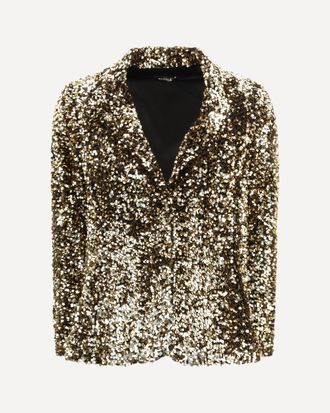 Ella Single-breasted Jacket with sequins Female 40