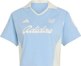 adidas (WMNS) adidas Lux Tiro Regular Short-Sleeved Polo Shirt Asia Sizing Blue KT2783