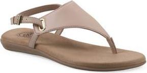 White Mountain Lifted Slingback Sandal in Blush/Natural/Smooth at Nordstrom Rack, Size 7.5