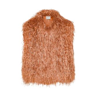 Forte_Forte Jassen, Dames, Bruin, XS, Ecofur Vest