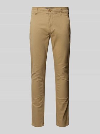 Blend Slim Fit Hose mit Eingrifftaschen Modell NATAN in Beige, Gr&ouml;&szlig;e 32/32