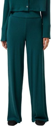 Travis Mathew Evening Retreat Rib Wide Leg Pull-On Pants in Dark Sea at Nordstrom, Size Xx-Large