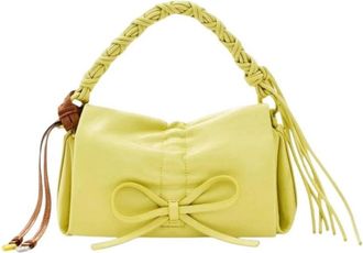 Desigual Handtas met schouderriem en binnenzak - Dames - Handtassen - Geel - ONE Size - Polyester - Tassen