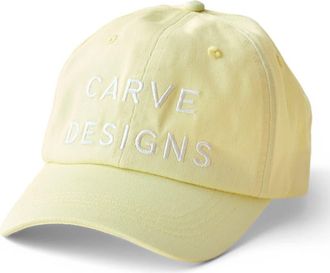Carve Designs Dad Hat in Light Limeade at Nordstrom