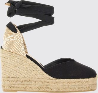 Castaner Espadrillas con zeppa Chiara in canvas di cotone