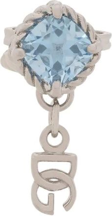 Dolce & Gabbana Orecchino in oro bianco 18kt con topazio