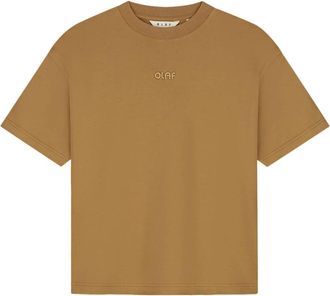 Olaf Hussein Dames, Tops, Bruin, Maat: S