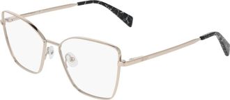 Liu Jo Optical Frame - Dames - Brillen - Geel - 55 MM - Leer - Accessoires