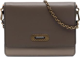 Bottega Veneta Pre-owned Bottega Veneta Bicolor Leather Wallet on Chain Ladies M078R7TH9L9XBU1L