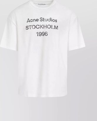 Acne Studios logo crew neck t-shirt graphic print