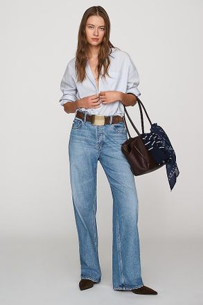 AG - Adriano Goldschmied AG Billie Low-Slung Straight Jeans