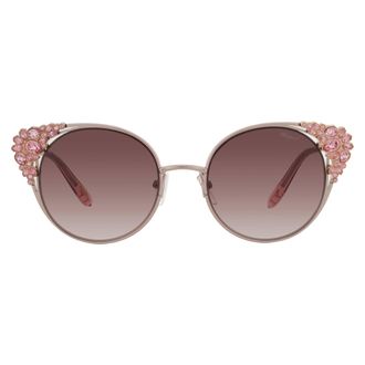 Chopard Brown Pink Gradient Cat Eye Sunglasses SCHL06S 0A39 53