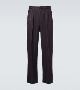 Tom Ford Striped jacquard straight pants