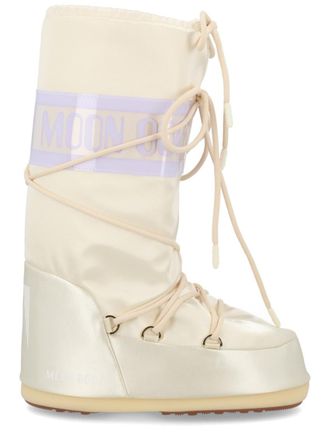 Moon Boot Off White Logo Pearly Boots