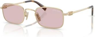 Miu Miu MU A53S Zonnebril - unisex - Zonnebrillen - Geel - 49 MM - Accessoires