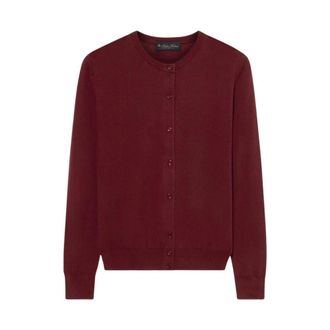 Brooks Brothers Merino Wool Cardigan - female - Brooks Brothers - Round-neck Knitwear - Red - XS - Knitwear